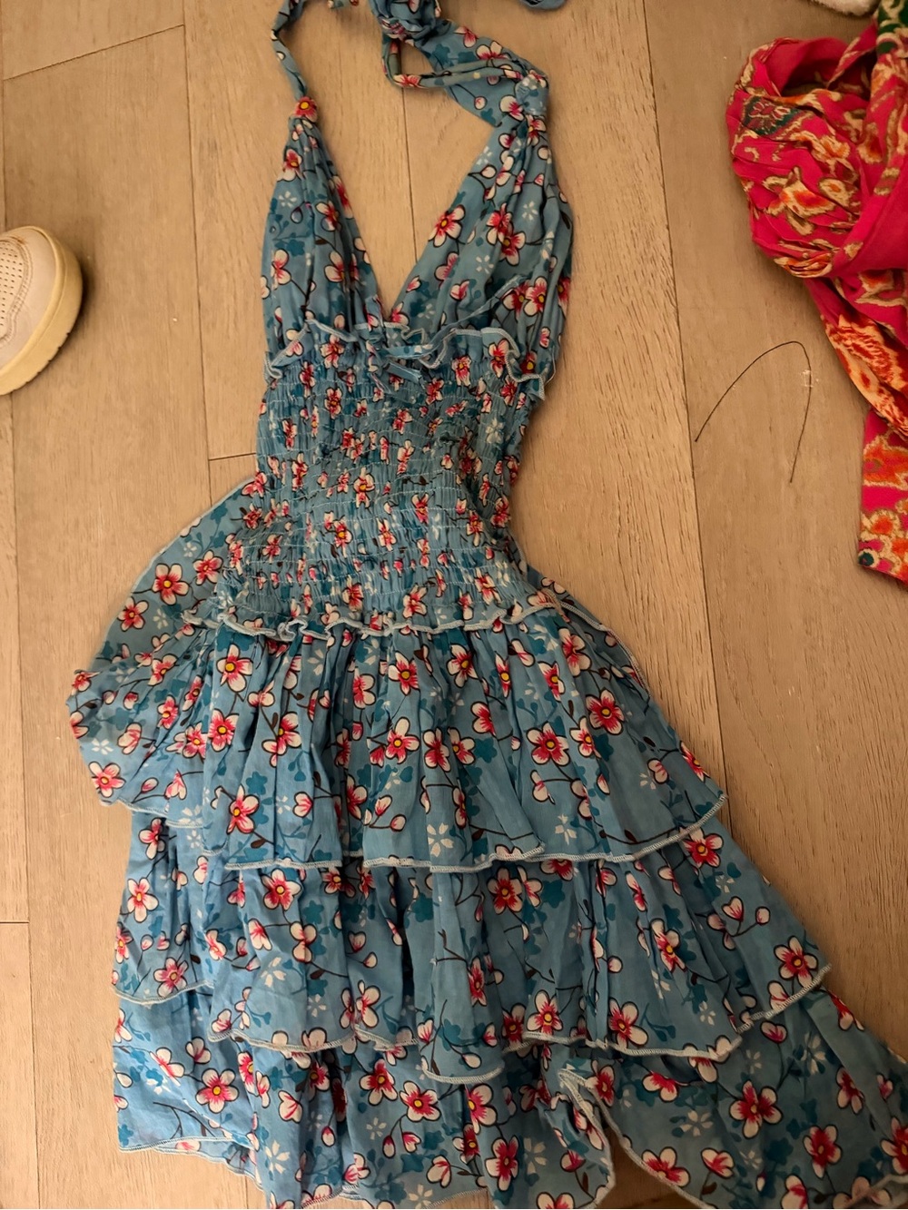 CB Positano mini halter dress